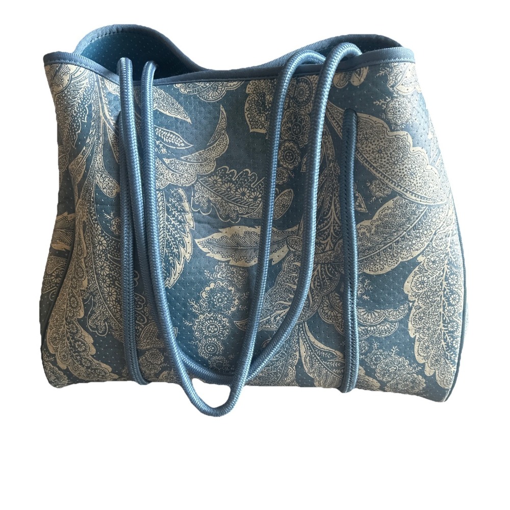 Anthropologie Haz el Paisley Neoprene Tote Bag